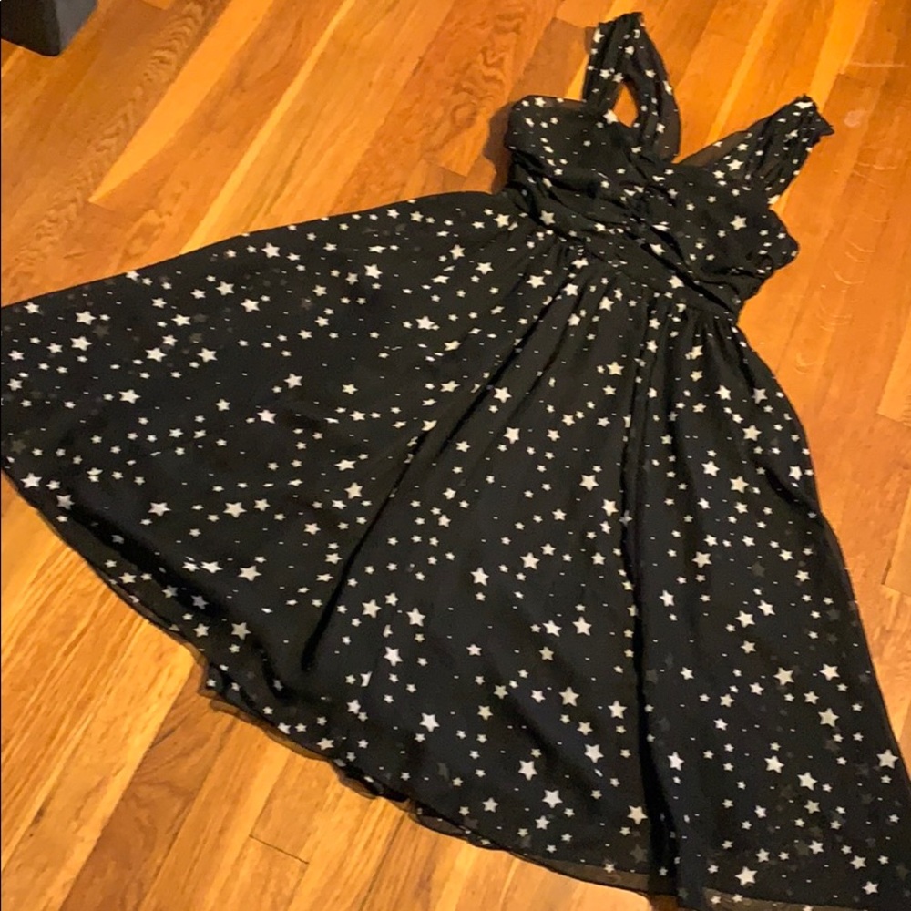 HellBunny Star Print Dress